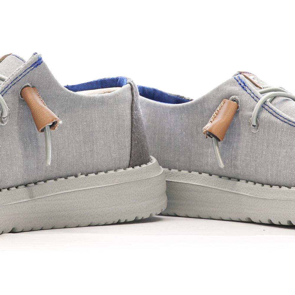 Chaussures Grises Femme Hey Dude Chambray Boho vue 7