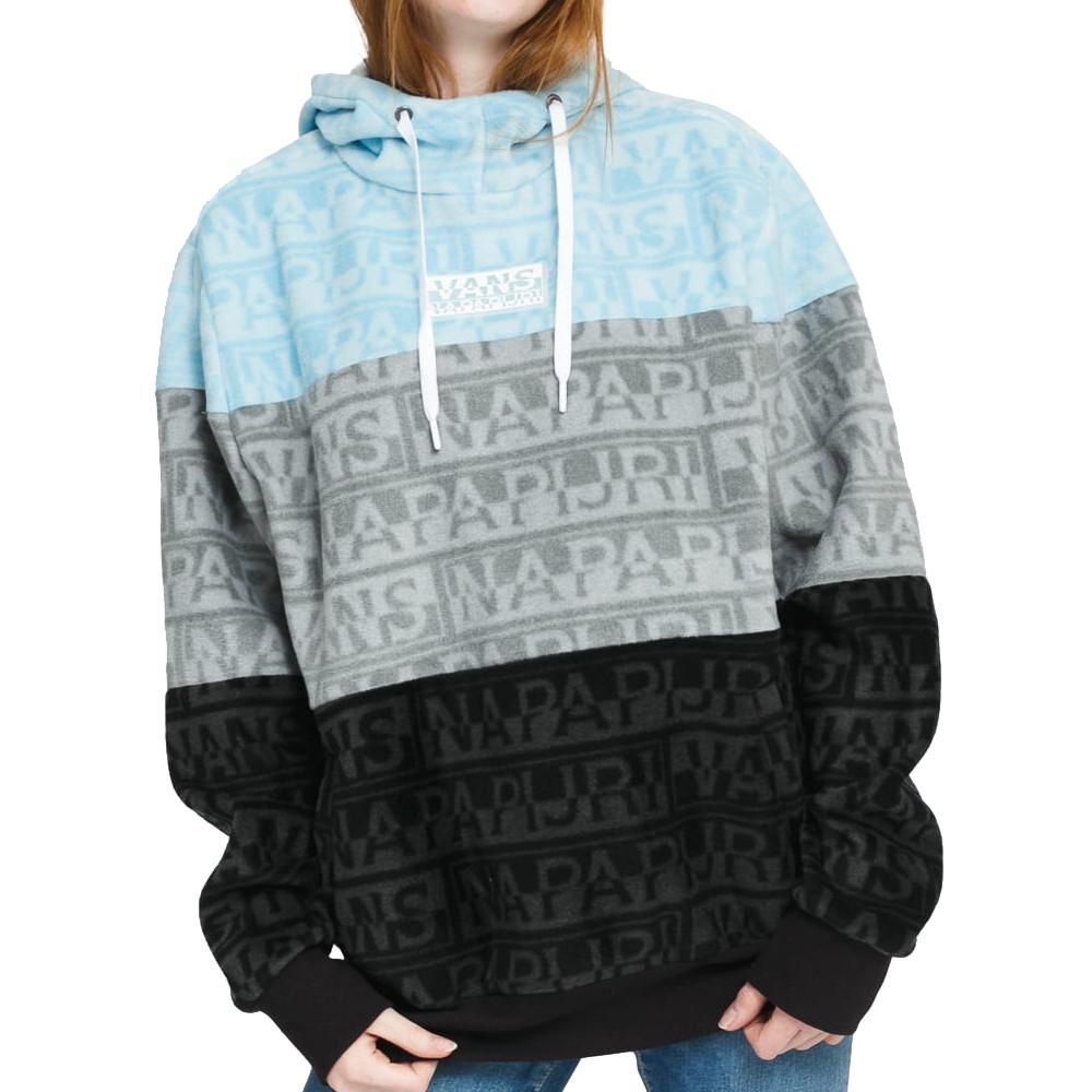 Sweat Bleu/Gris/Noir Femme Vans X Napapijri pas cher