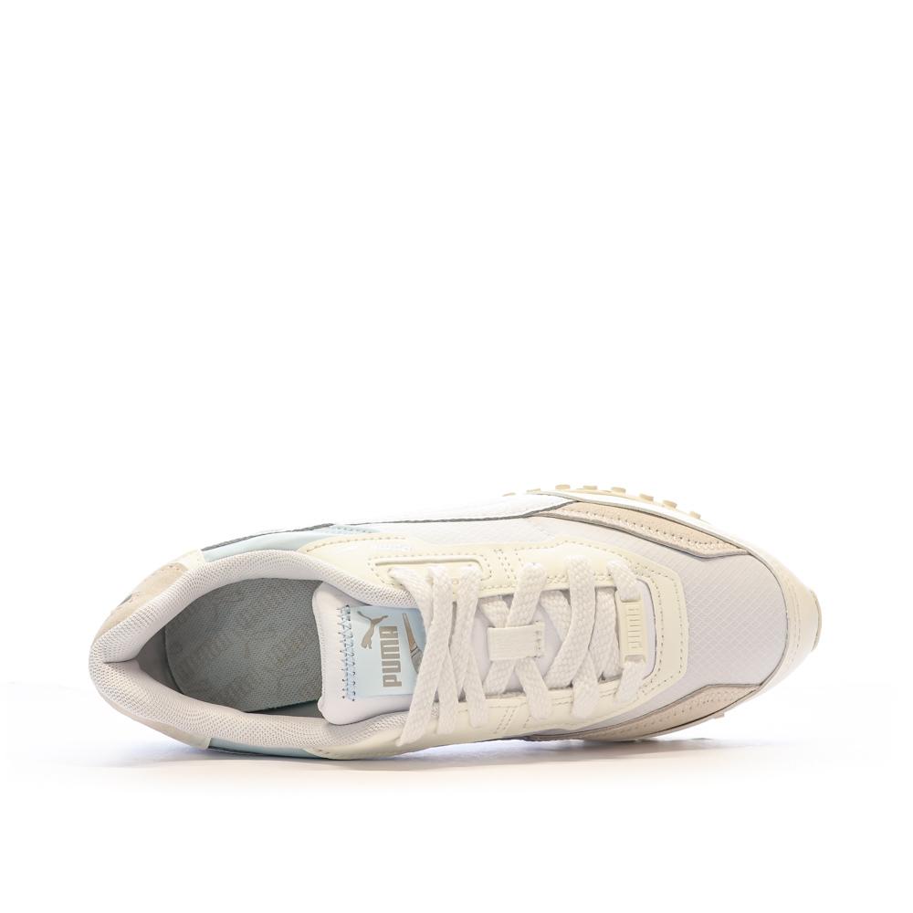 Baskets Beige/Blanc Femme Puma Rider Soft vue 4