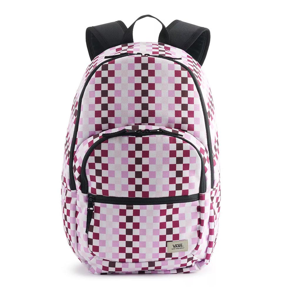 Sac à dos Rose Damier Femme Vans Motivee 3 pas cher