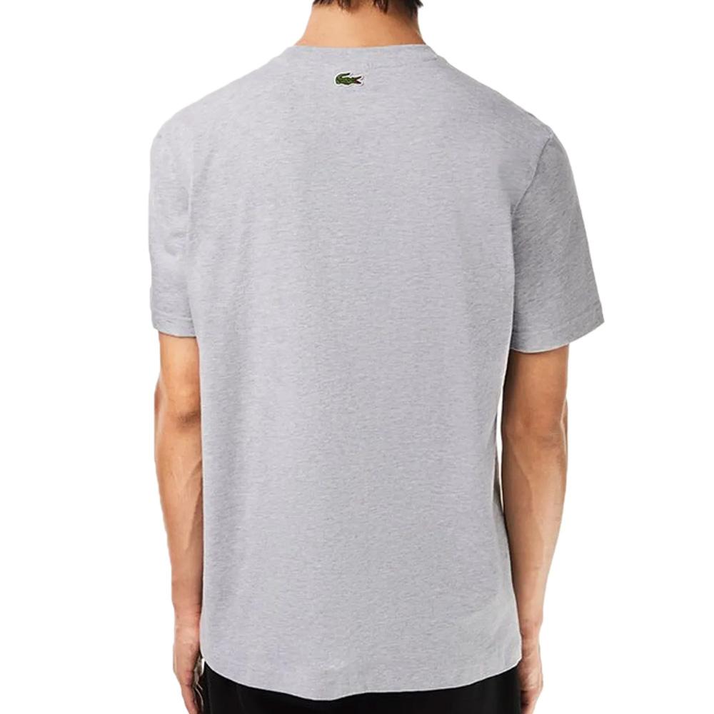 T-shirt Gris Mixte Lacoste TH1218 vue 2