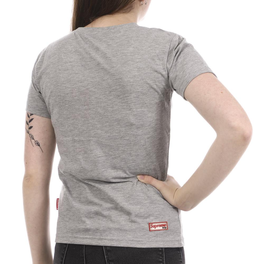 T-shirt Gris Femme Supreme Grip Sofy vue 2