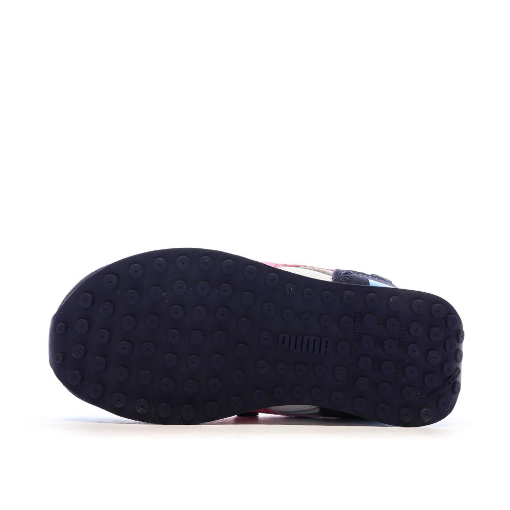 Baskets Gris/Noir/Rose/Bleu Garçon PUMA Future Rider Splas vue 5