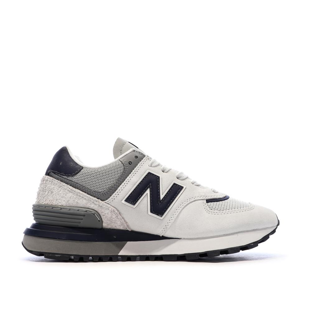 Baskets Marine/Gris Homme New Balance 574 vue 2