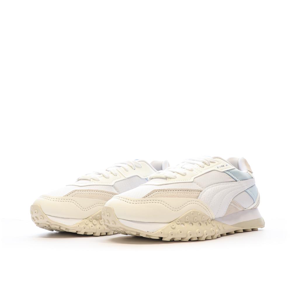 Baskets Beige/Blanc Femme Puma Rider Soft vue 6