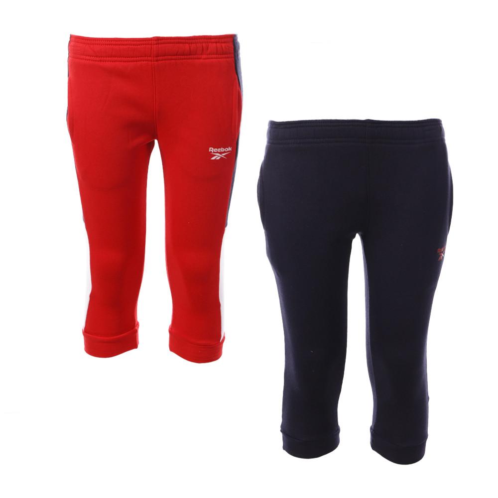 2 Joggings Rouge/Marine Garçon Reebok Spun pas cher