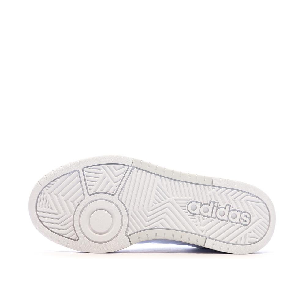 Baskets Blanches Femme Adidas Hoops 3.0 Bold vue 5