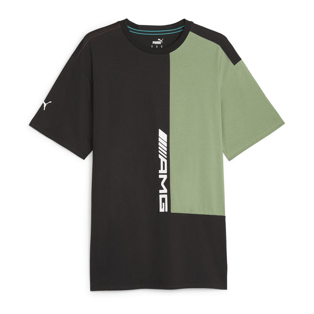 T-shirt Noir/Vert Homme Puma Statement pas cher