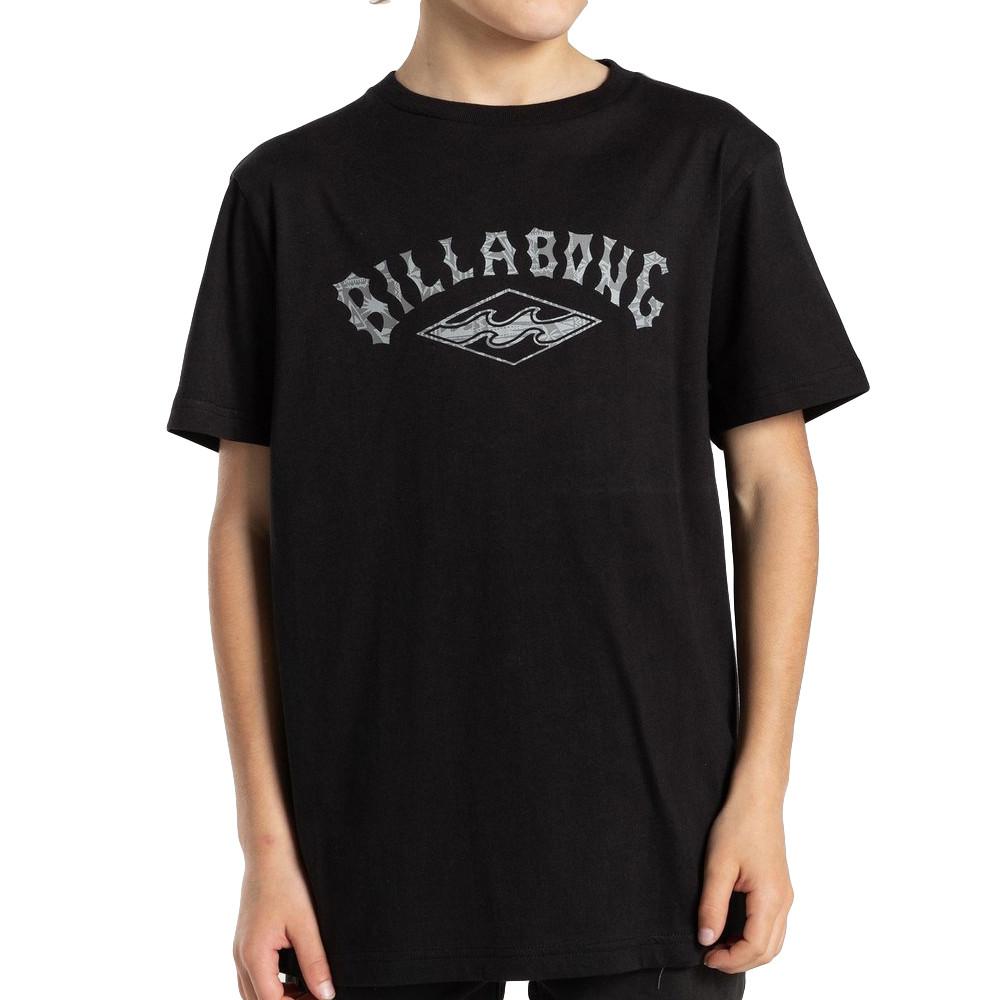 T-shirt Noir Garçon Billabong Arch Origin pas cher