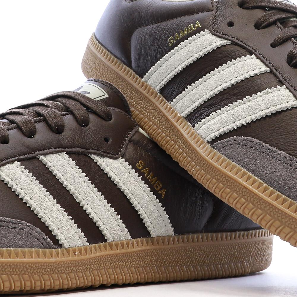 Samba Baskets Marron Homme Adidas vue 7