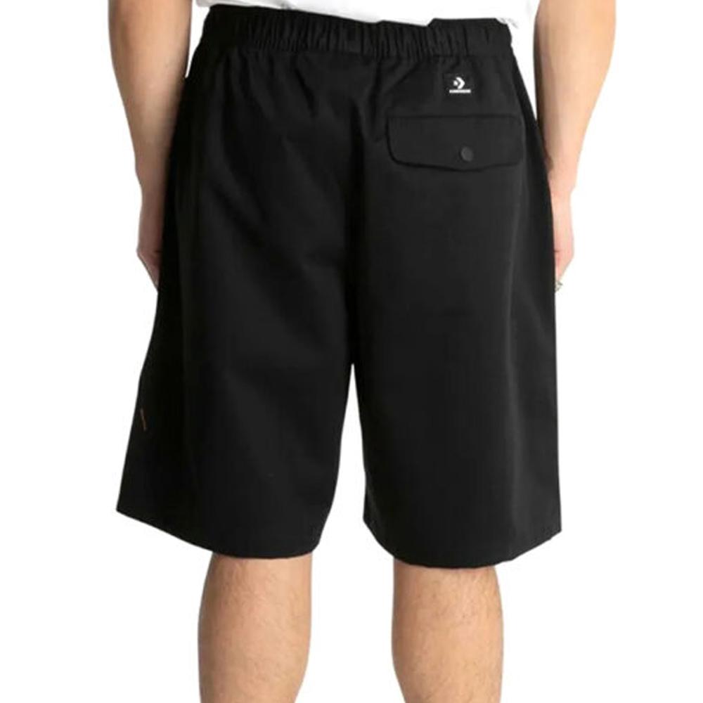 Short Noir Homme Converse Woven vue 2