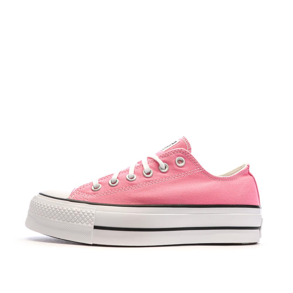Baskets Roses Femme Converse All Star Lift A06508C pas cher