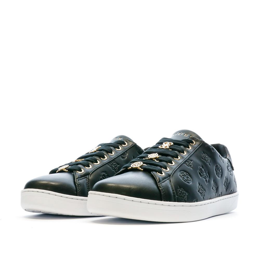 Baskets Noir Femme Guess Rosenna vue 6