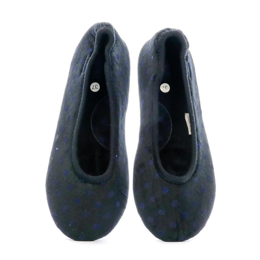 Chaussons Noir Femme Dim Uziel vue 3