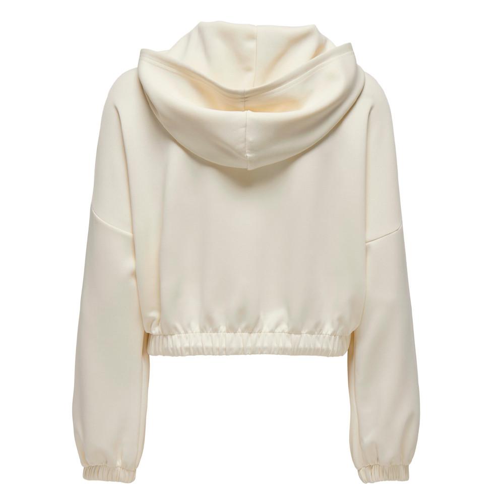 Sweat Zippé Écru Femme Only Lett vue 2