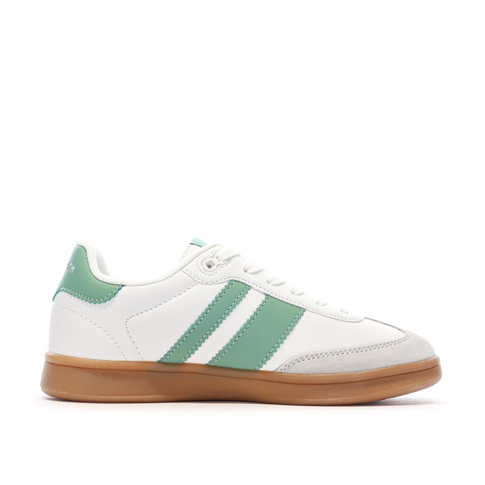 Baskets Blanc/Vert Femme Teddy Smith 120131 vue 2