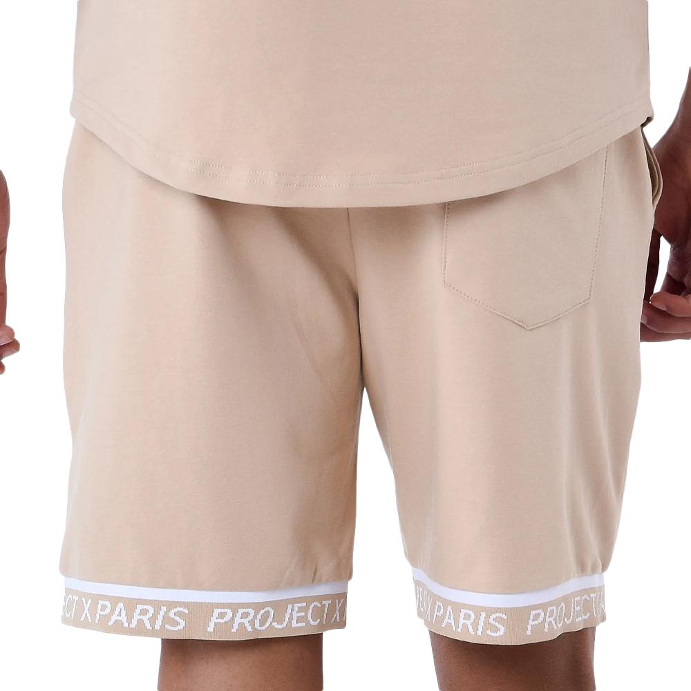Short Beige/Blanc Homme Project X Paris WW vue 2