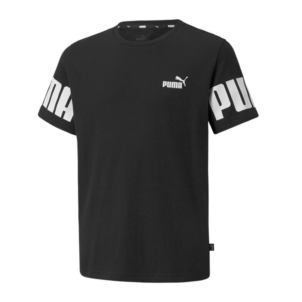 T-shirt Noir Garçon Puma Power pas cher