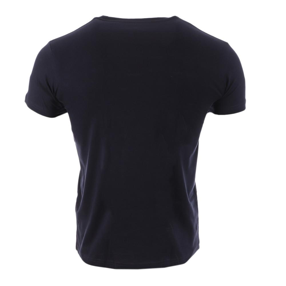 T-shirt Marine Homme Schott Lloyd vue 2