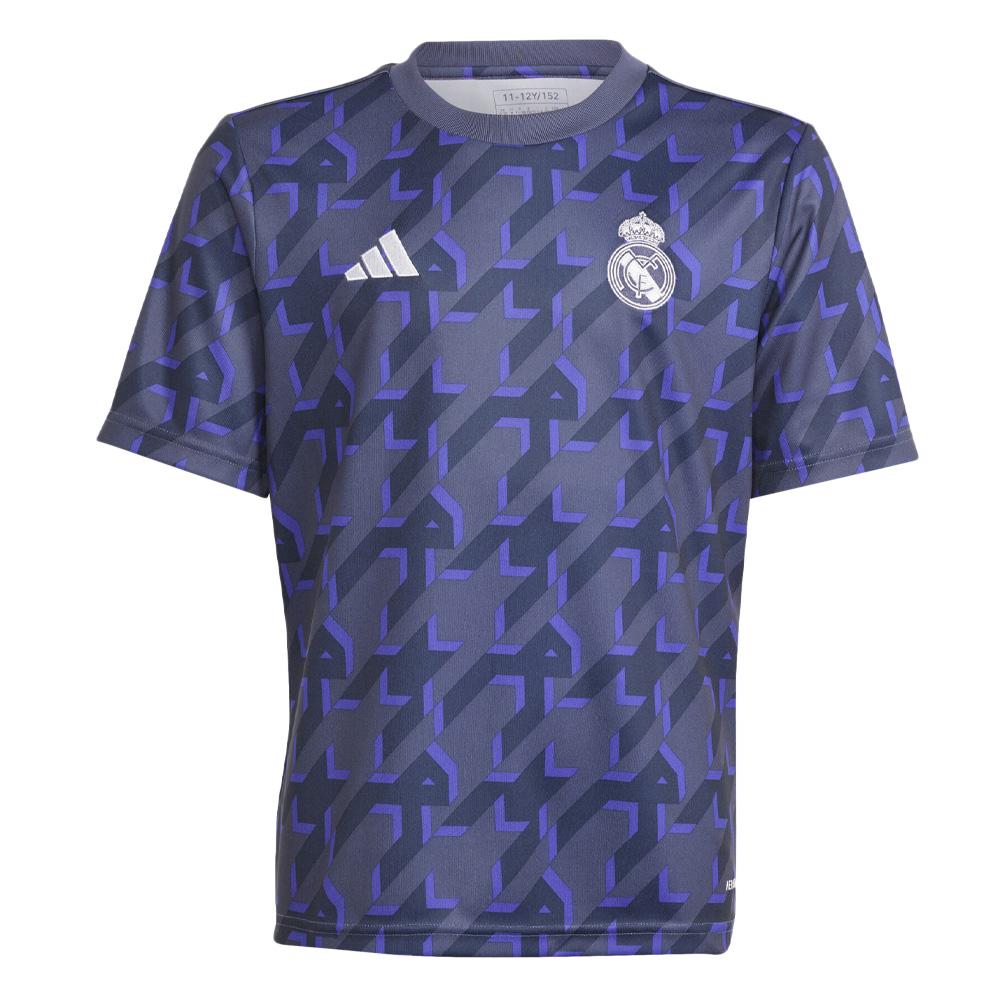 Real Madrid Maillot Prématch Marine Junior Adidas 2023/2024 pas cher