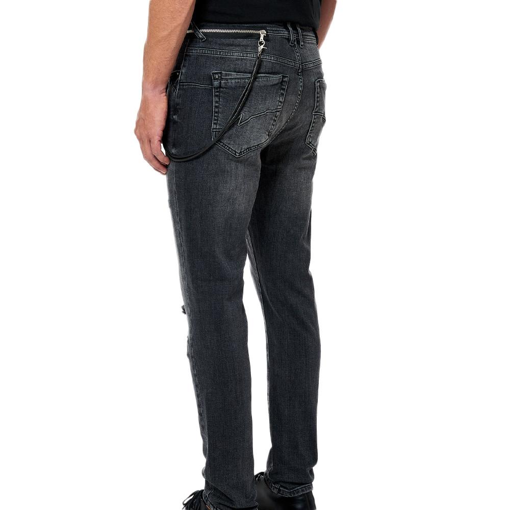 Jean Slim Noir Fantaisie Kaporal Riley vue 2