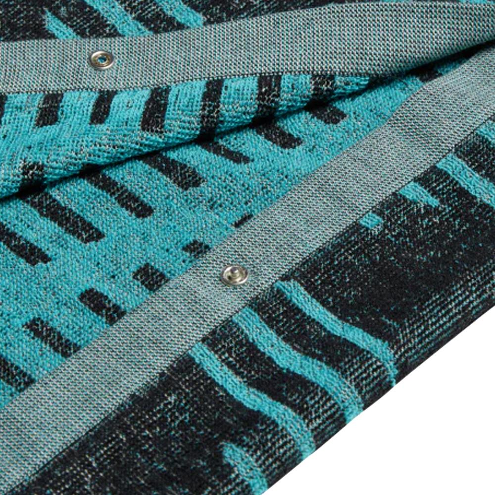 Serviette Turquoise/Noir Homme Adidas Wrap Towel vue 2