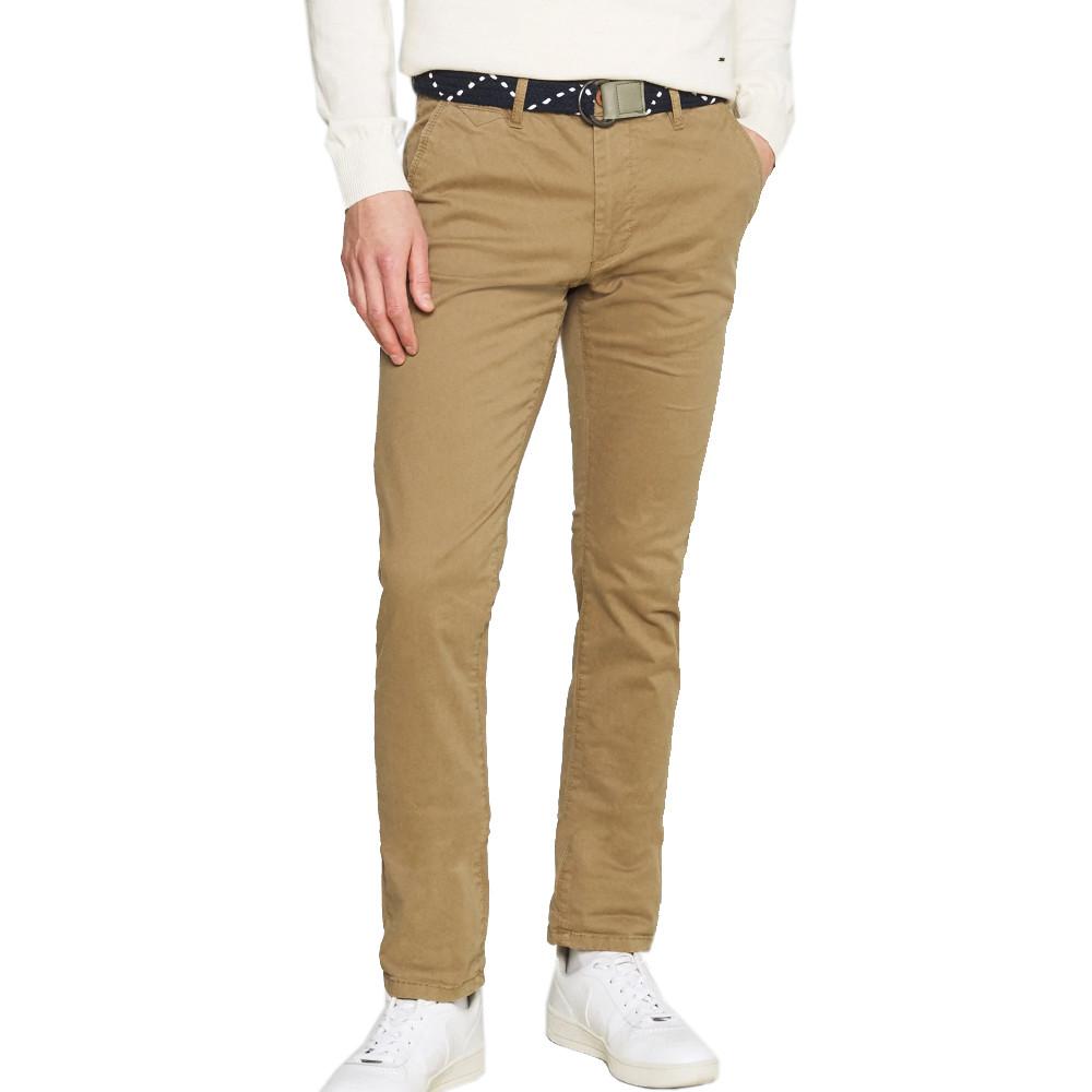 Pantalon chino marron homme Teddy Smith Pallas pas cher