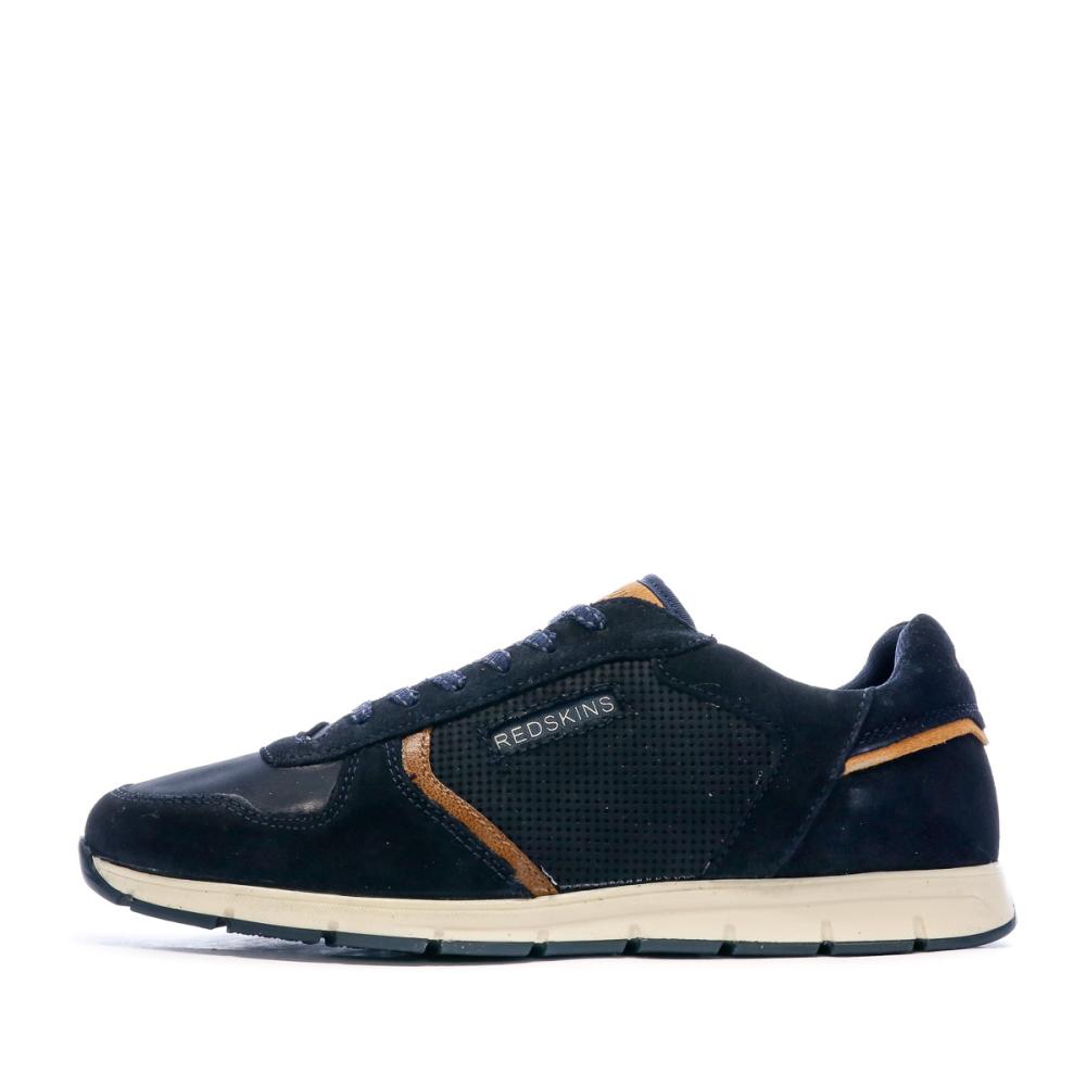 Baskets en Cuir Marine Homme Redskins Adorant pas cher