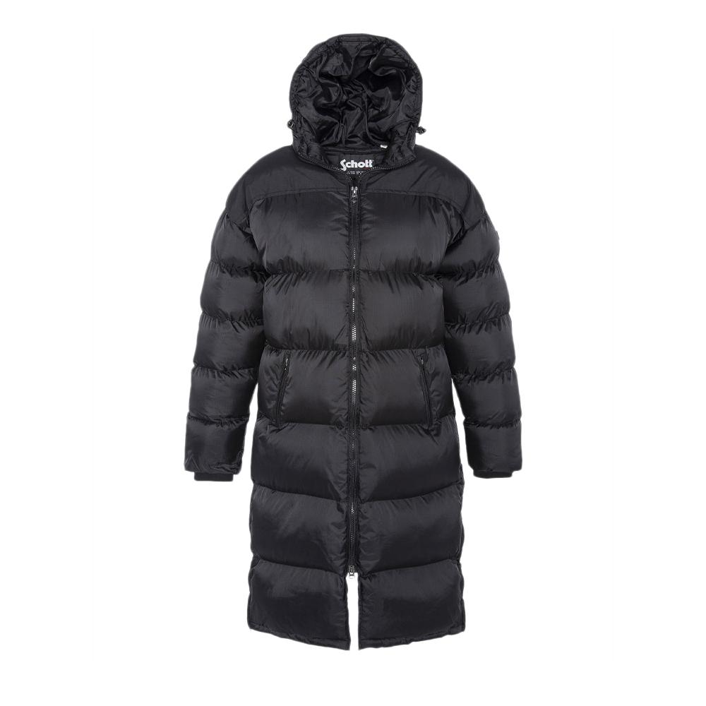 Doudoune Gris Anthracite Homme Schott Extra Longue pas cher