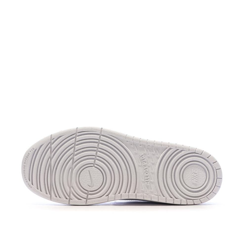 Baskets Blanches Garçon Nike Court Borough Low Recraf PS DV5457 vue 5