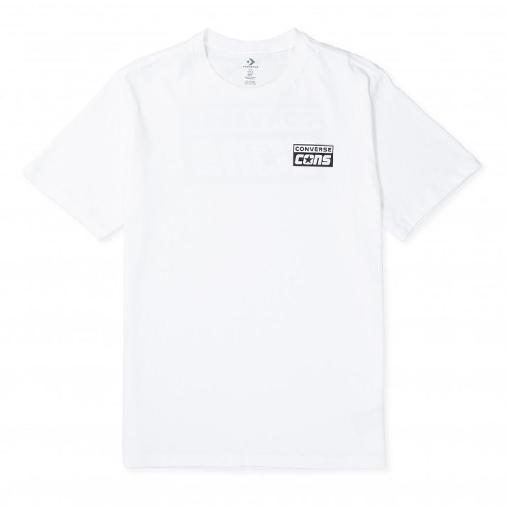 T-shirt Blanc Homme Converse Cons Graphic pas cher