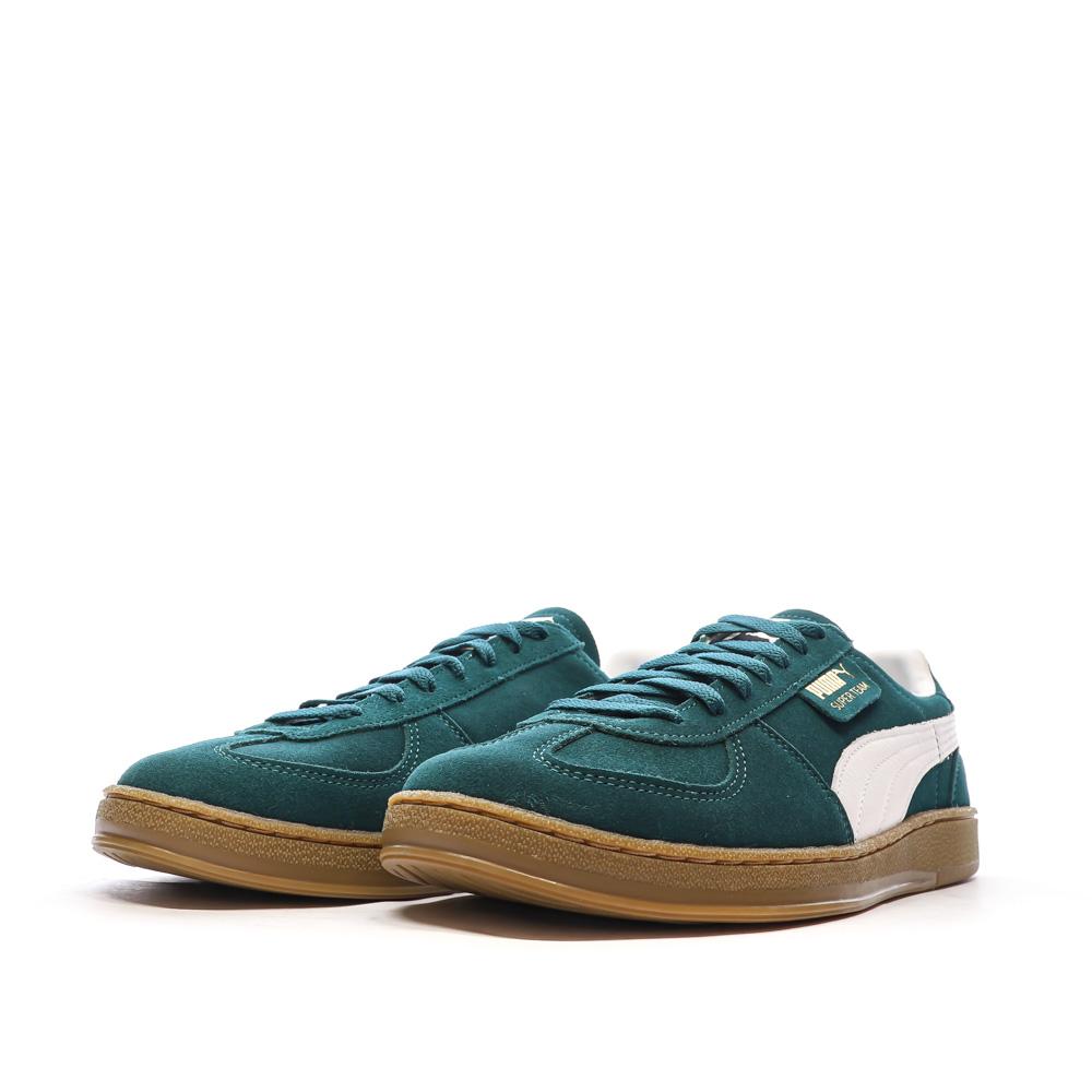 Baskets Vertes Homme Puma Super Team Sd vue 6