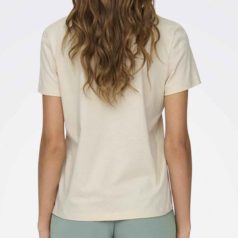 T-shirt Beige Femme JDY Selma vue 2
