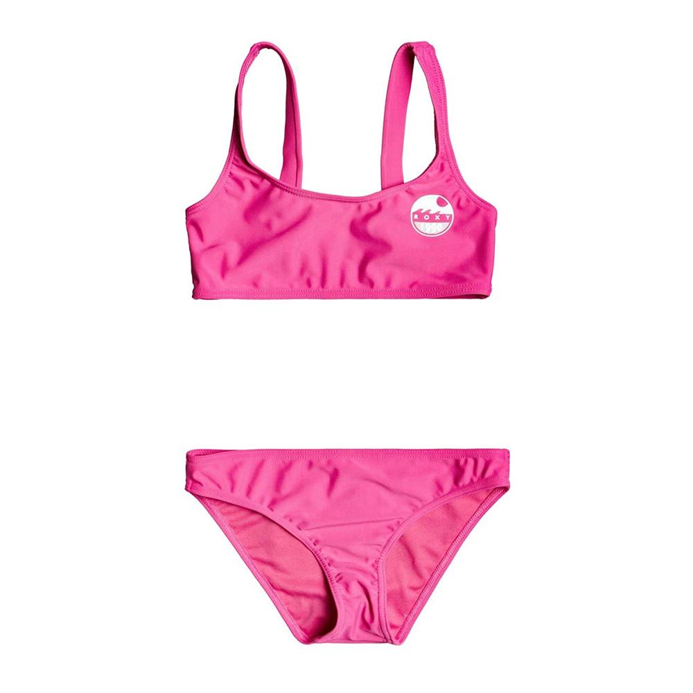 Maillot de Bain Rose 2 Pièces Fille Roxy EARLY pas cher