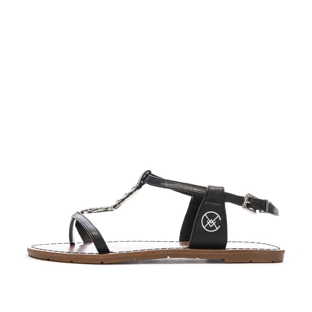 Sandales Noires Femme Chattawak PETUNIA pas cher