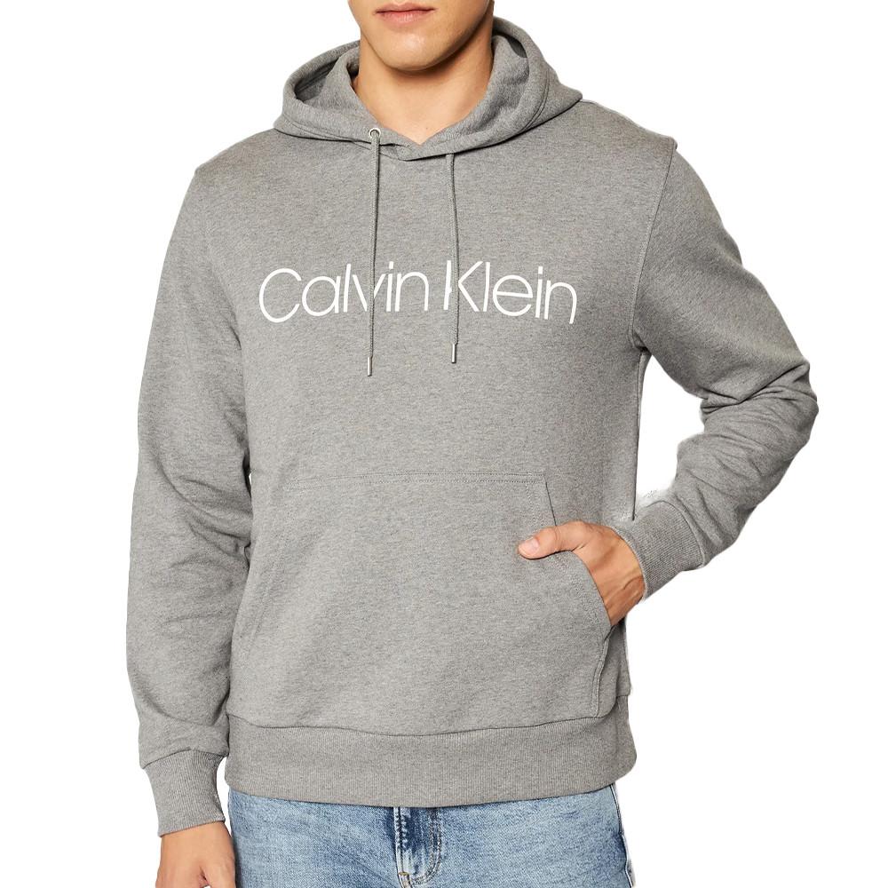 Sweat Gris Homme Calvin Klein Jeans Hoodie pas cher