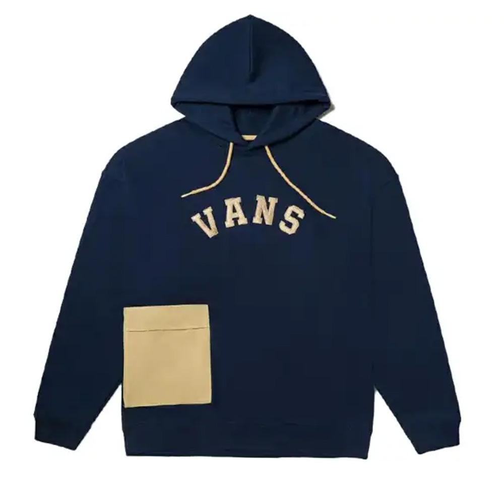 Sweat Marine Homme Vans Prep Hoodie vue 2