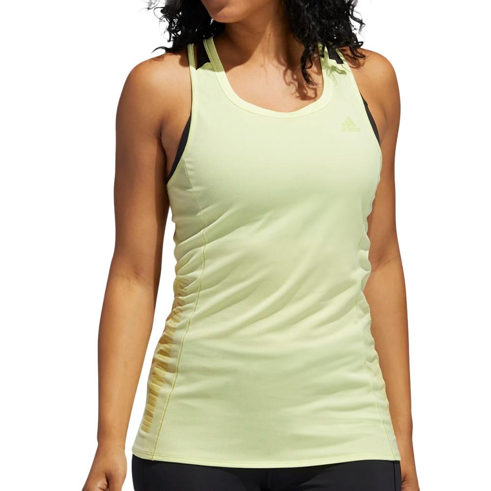 Débardeur Jaune Femme Adidas Rise Up pas cher