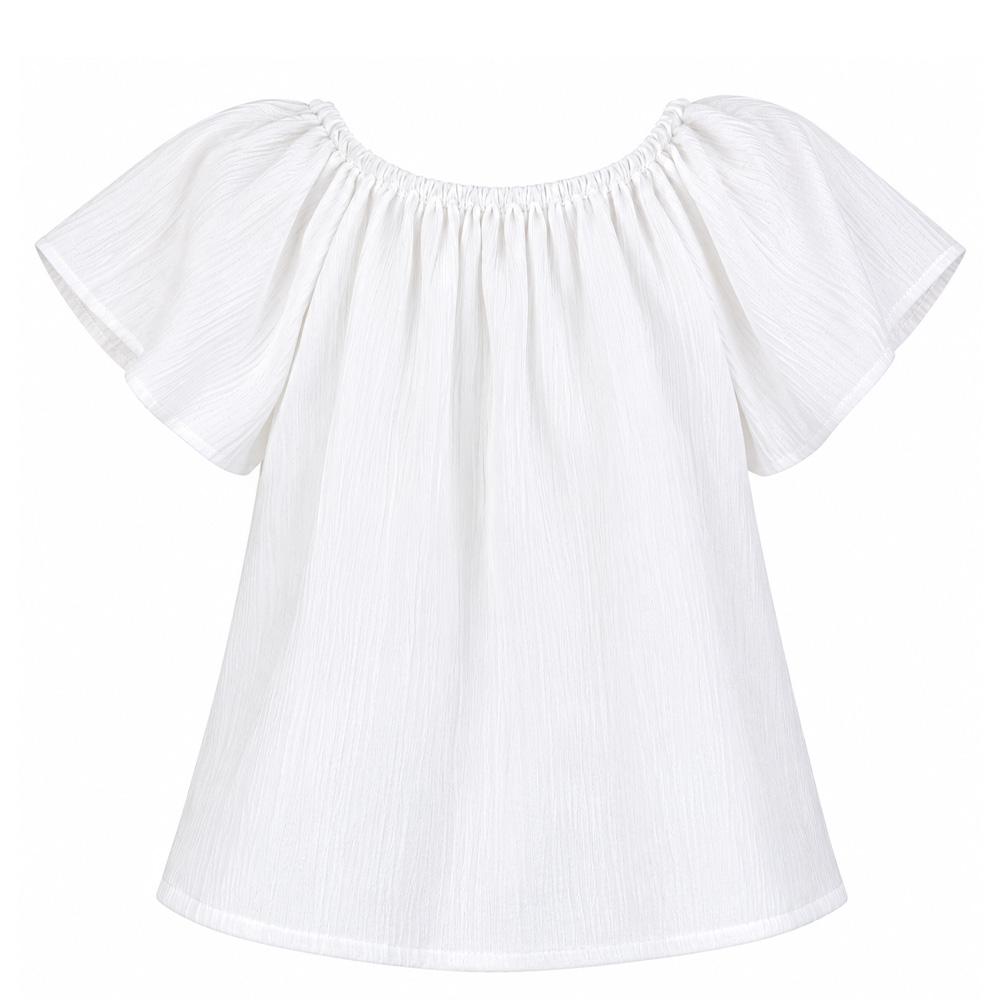 Blouse Blanche Bébé Fille P'tit Mome Pauline vue 2