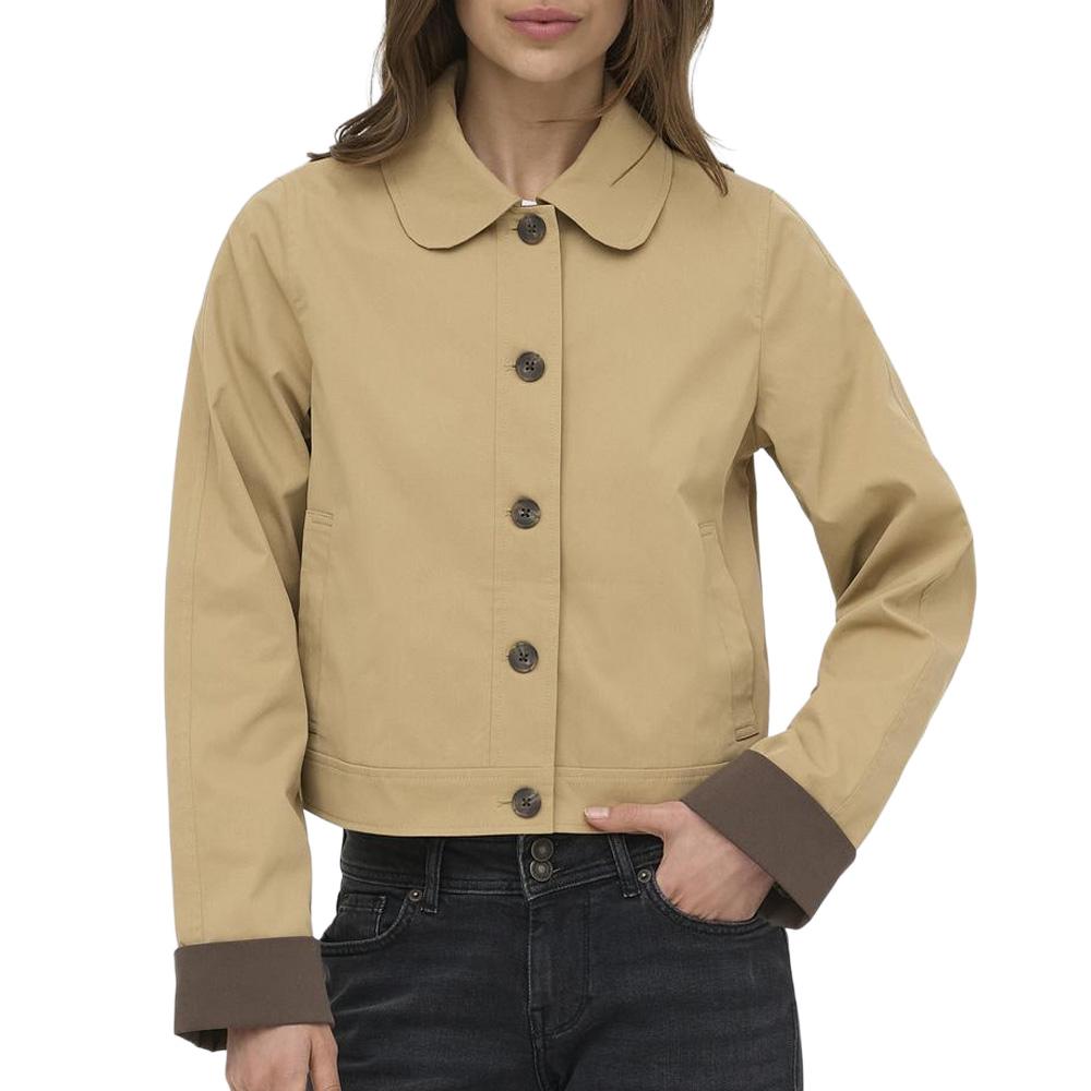 Veste Marron Femme Only Orchid Life Contrast pas cher