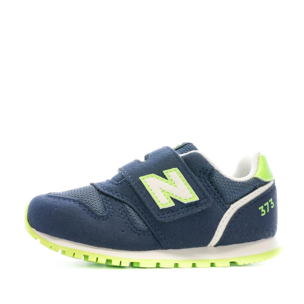 Baskets Marines/Vertes Garçon New Balance 373 pas cher