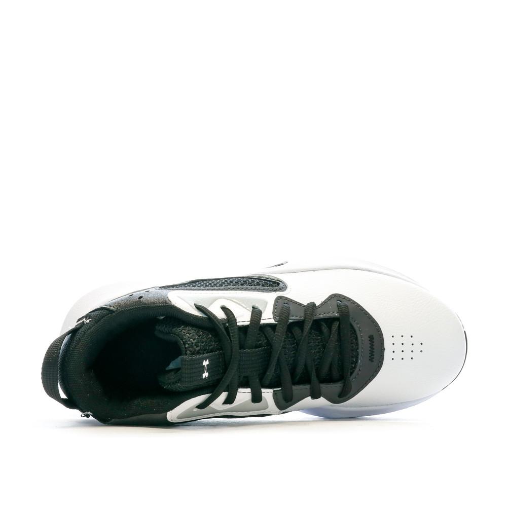 Chaussures de Basketball Blanc/Noir Mixte Under Armour Lockdown 6 vue 4
