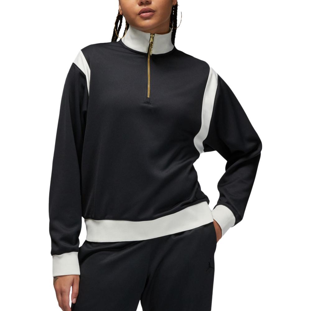 Sweat Noir/Blanc Femme Nike Suit pas cher