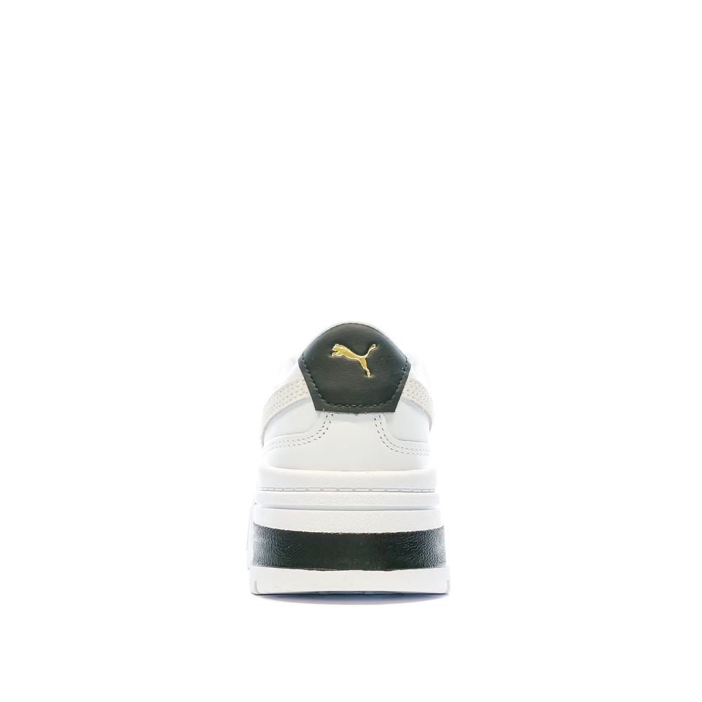 Baskets Blanche/Beige/Noir Femme Puma Mayze Stack 384363 vue 3