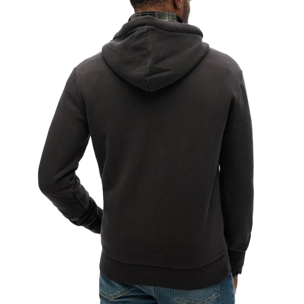 Sweat zippé Noir Homme Superdry M2013392A vue 2