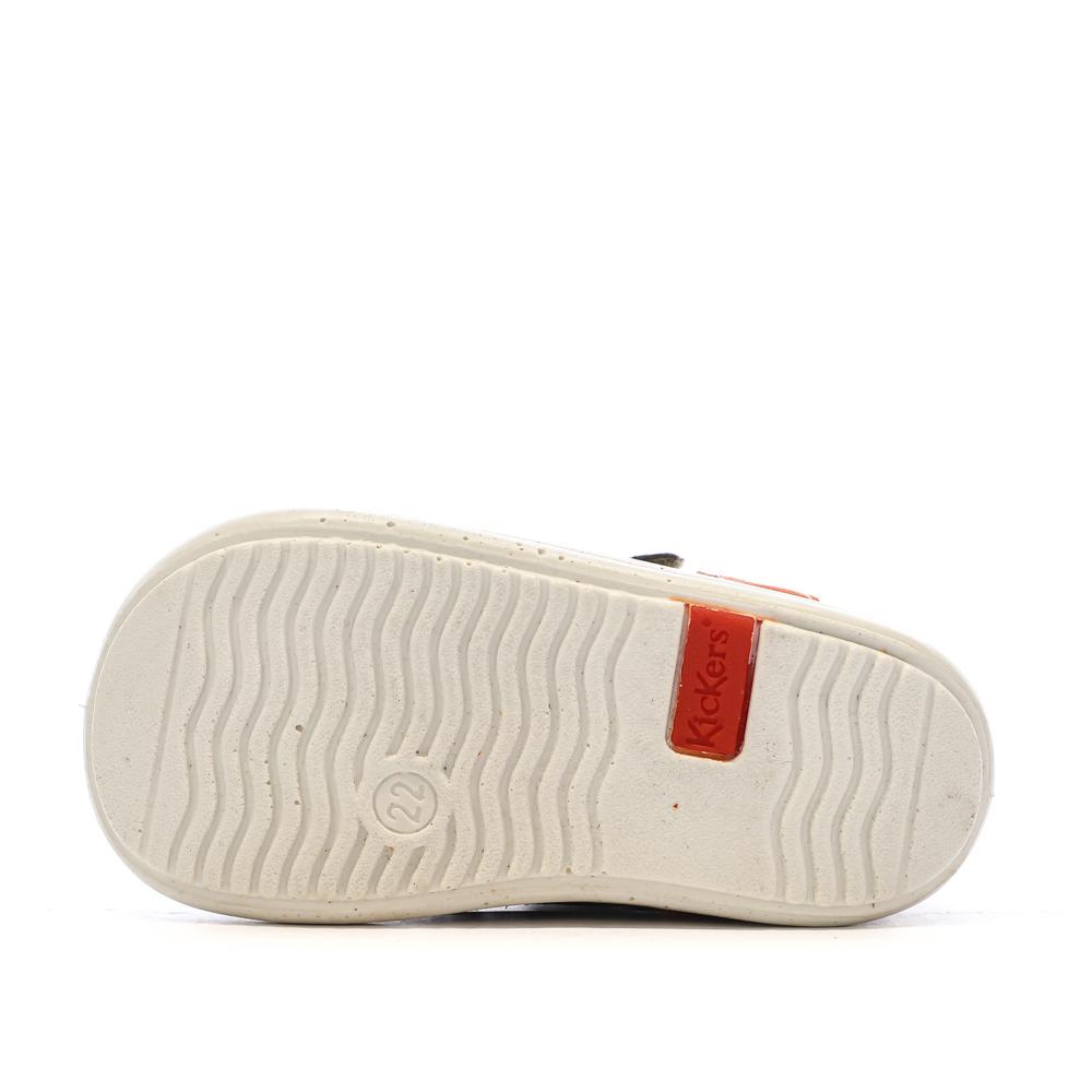Sandales Kaki Garçon Kickers Salome vue 5