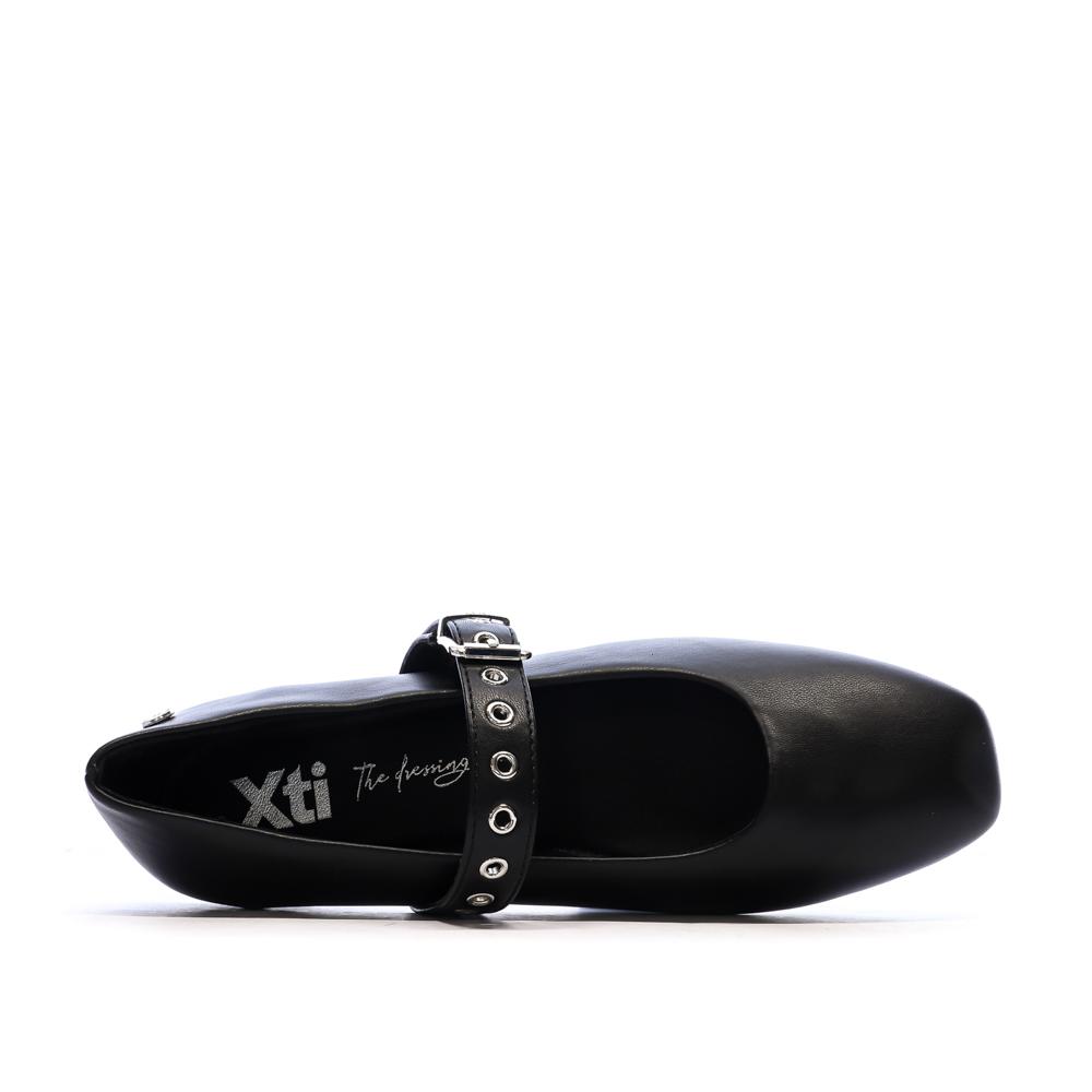 Schwarze Ballerinas für Damen Xti 145118 Ansicht 4