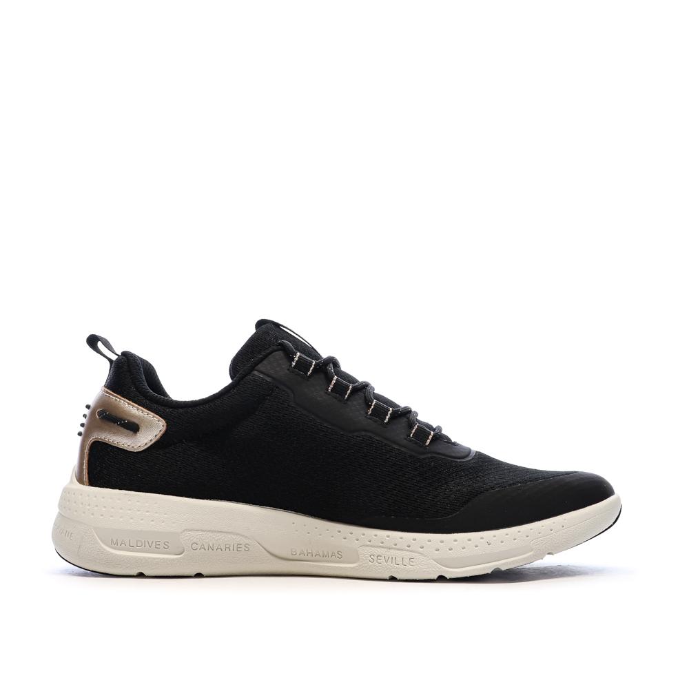 Schwarze Sneakers Frau TBS JAZZEVO Ansicht 2