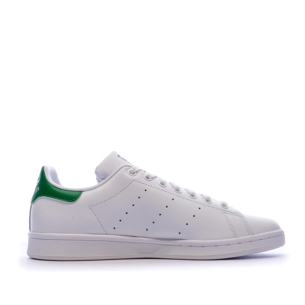 Baskets Stan Smith Blanches/Vertes Homme Adidas M20324 vue 2