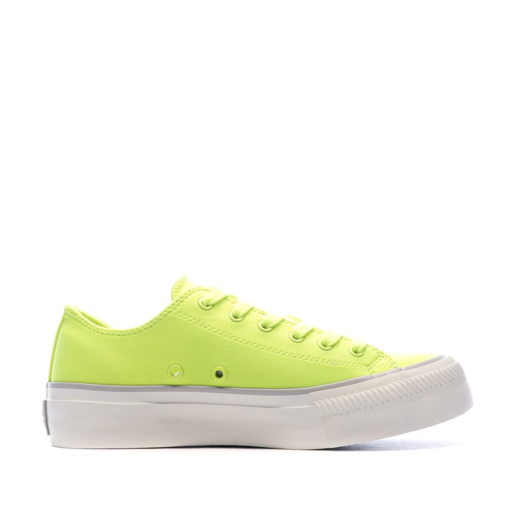 Baskets Jaune Fluo Femme Replay Snap vue 2